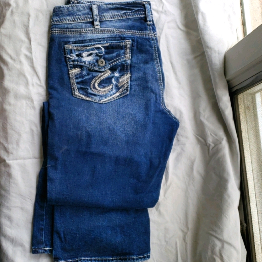 Silver Elyse slim boot W31/L33